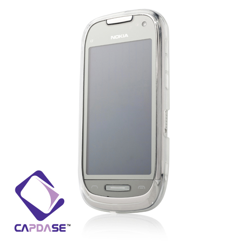 即決・送料込)【ソフトケース】CAPDASE Nokia C7 Soft Jacket 2 XPOSE クリアーホワイト_画像2