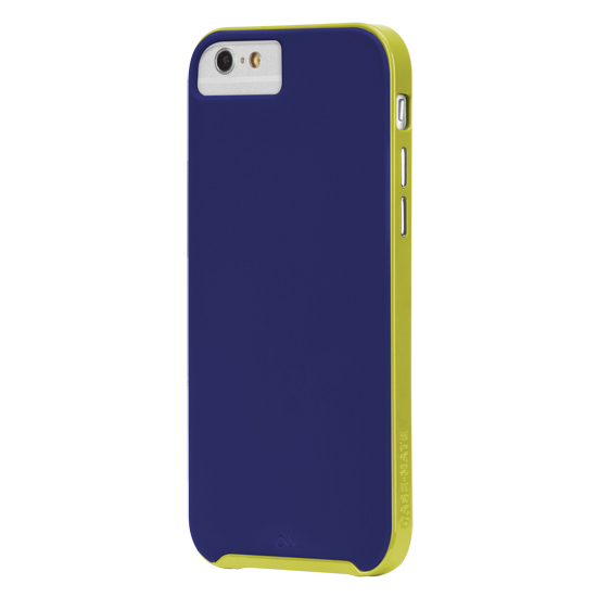 即決・送料込) Case-Mate iPhone6s/6 Slim Tough Case Blue/Chartreuse Green_画像4
