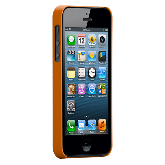 即決・送料無料)【スリムタイプハードケース】Case-Mate iPhone SE(第一世代,2016)/5s/5 Barely There Case Tangerine Orange_画像4