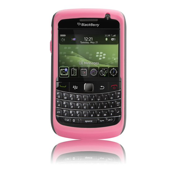 即決・送料込)【衝撃に強いケース】Case-Mate BlackBerry Bold 9780/9700 Hybrid Tough Case Pink/Gray_画像2