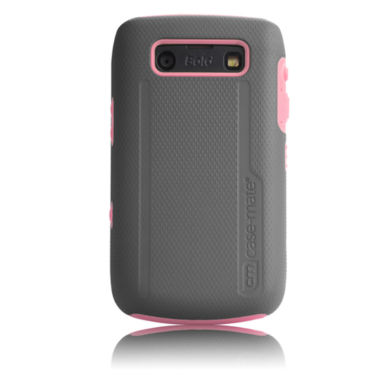 即決・送料込)【衝撃に強いケース】Case-Mate BlackBerry Bold 9780/9700 Hybrid Tough Case Pink/Gray_画像1