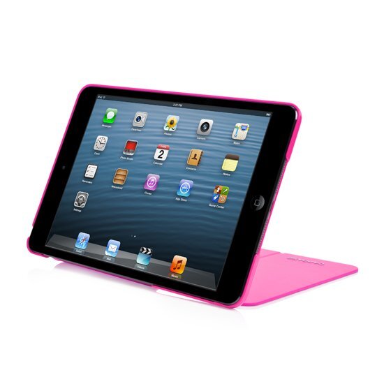 即決・送料込)【スタンド機能付きケース】CAPDASE iPad mini 3/2/1 Karapace Jacket Sider Elli Pink_画像3