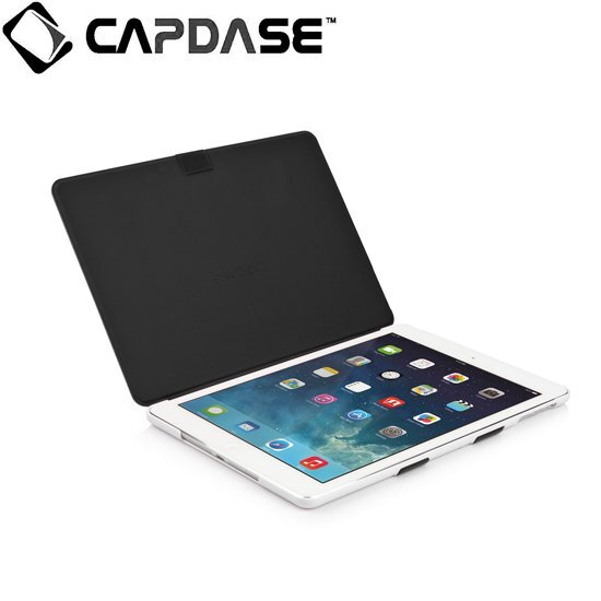 即決・送料込)【横開き型スタンド機能付きケース】CAPDASE iPad Air 用 Karapace Jacket Sider Elli Fuchsia/White_画像2