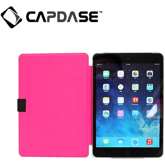 即決・送料込) CAPDASE iPad mini Retinaディスプレイモデル/iPad mini スタンド機能 [ハードジャケット+フラップカバー] スリム ケース_画像2