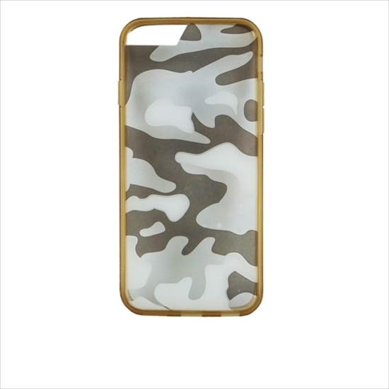 即決・送料込)【迷彩ケース】GauGau iPhone6s/6 Camouflage Hybrid Clear Case Bronze_画像3