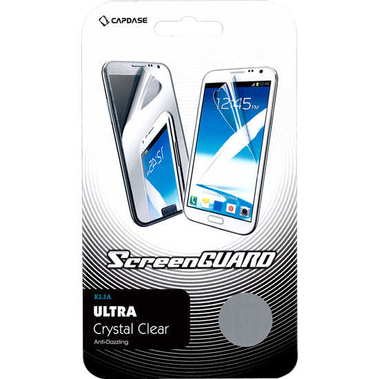 即決・送料込) CAPDASE Samsung GALAXY Note 3 SCL22/SC-01F ScreenGuard Klia「ハイパー・クリアー光沢タイプ」液晶保護フィルム_画像1