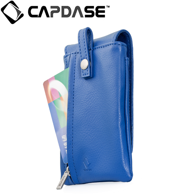 即決・送料込) CAPDASE スマートフォン 汎用ケース Novo Pocket Klassic Flip Blue NP00P118A-A103_画像2