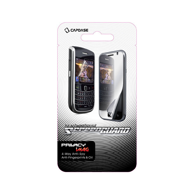 即決・送料込) CAPDASE BlackBerry Torch 9850/9860 ScreenGuard PRIVACY iMAG「プライバシー」液晶保護フィルム_画像1