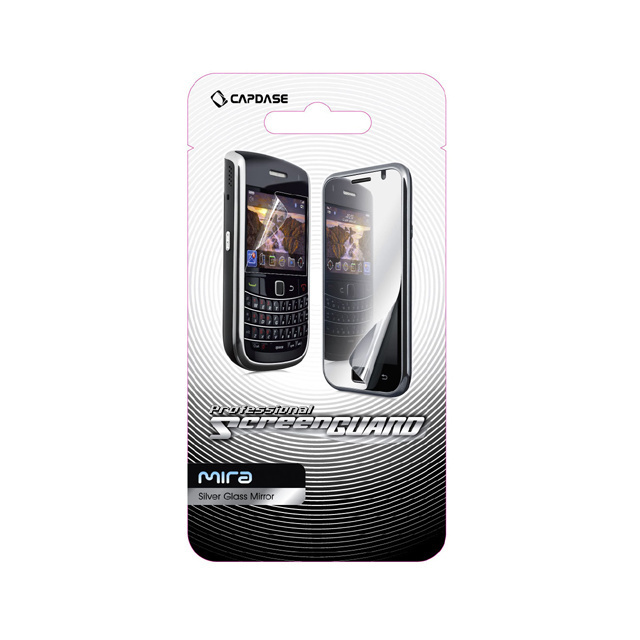 即決・送料込) CAPDASE BlackBerry Curve 9380 ScreenGuard Silver mira「シルバーミラー」液晶保護フィルム_画像1