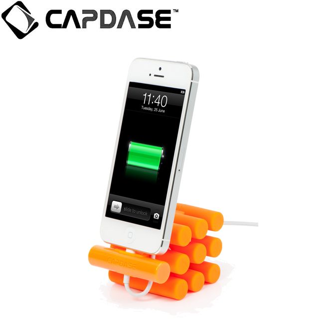 即決・送料込)【スタンド】CAPDASE Apple iPhone/iPod Touch/iPod 用 Versa Dock Silinda Orange_画像1