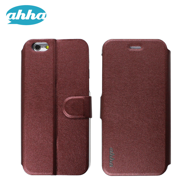 即決・送料込)【リバーシブルで色が変わる】ahha iPhone6s/6 Dual Face Flip Case SYKES MIX Purple Checker/Metallic Red_画像3