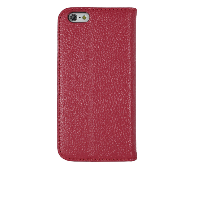 即決・送料込)【エンボスレザー調手帳型ケース】PREMIUM iPhone 6s/6 Emboss Leather Style Case Red_画像5