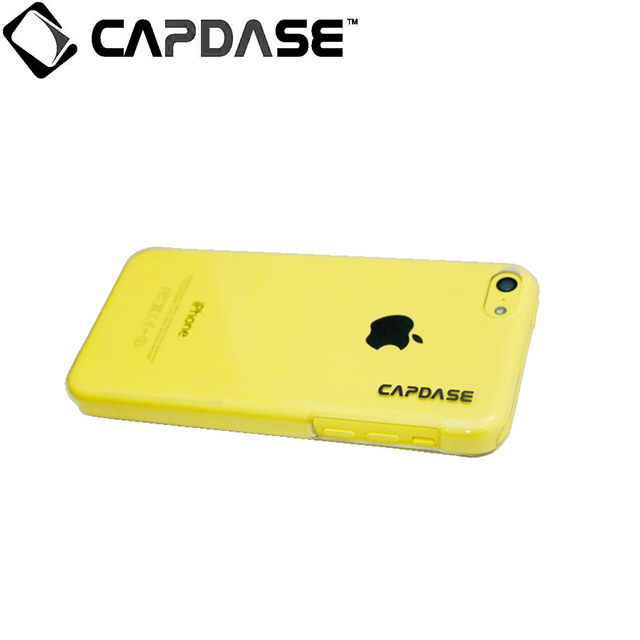 即決・送料込)【薄型ハードケース】CAPDASE iPhone 5c Finne DS (液晶保護シート 付き) クリアー_画像2