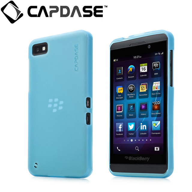 即決・送料込)【ソフトケース】CAPDASE BlackBerry Z10 Soft Jacket 2 XPOSE Blue_画像1