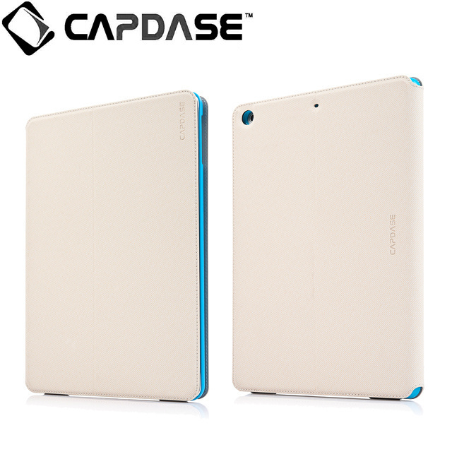 即決・送料込)【スタンド機能付き横開きケース】CAPDASE iPad Air 用 Sider Baco White/Blue_画像1