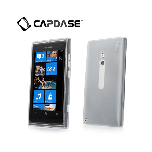 即決・送料込)【ソフトケース】CAPDASE Nokia Lumia 800 Soft Jacket 2 XPOSE Clear White_画像1