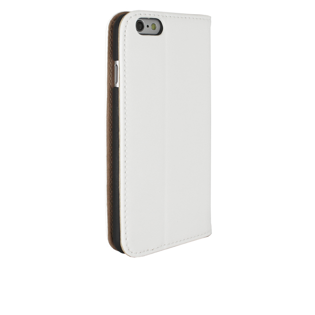 即決・送料込)【光沢レザー調手帳型ケース】PREMIUM iPhone 6s Plus/6 Plus Leather Style Case White_画像3