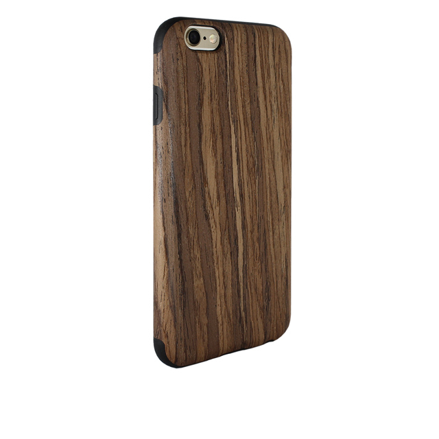 即決・送料込)【木目調TPU製ソフトケース】Fashion iPhone6s Plus/6 Plus Wood Style TPU Case Type2 Dark Brown_画像3