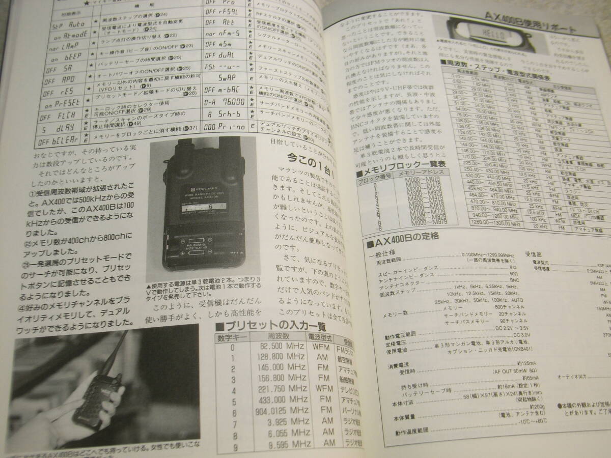 レッツハミング 1997年8月号 AWXアンテナの製作 マランツAX400B/アイコムIC-706MK2レポート 特集＝ビギナーハムのための総合資料集の画像4