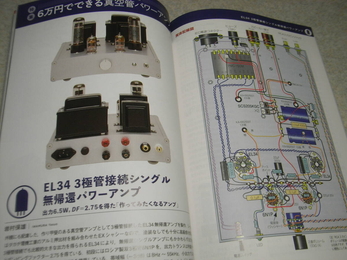 無線と実験　2019年10月号　カラー実体配線図付き6万円で出来る真空管パワーアンプ/EL34/12A6/6AJ5　小型バックロードホーンスピーカー製作_画像2