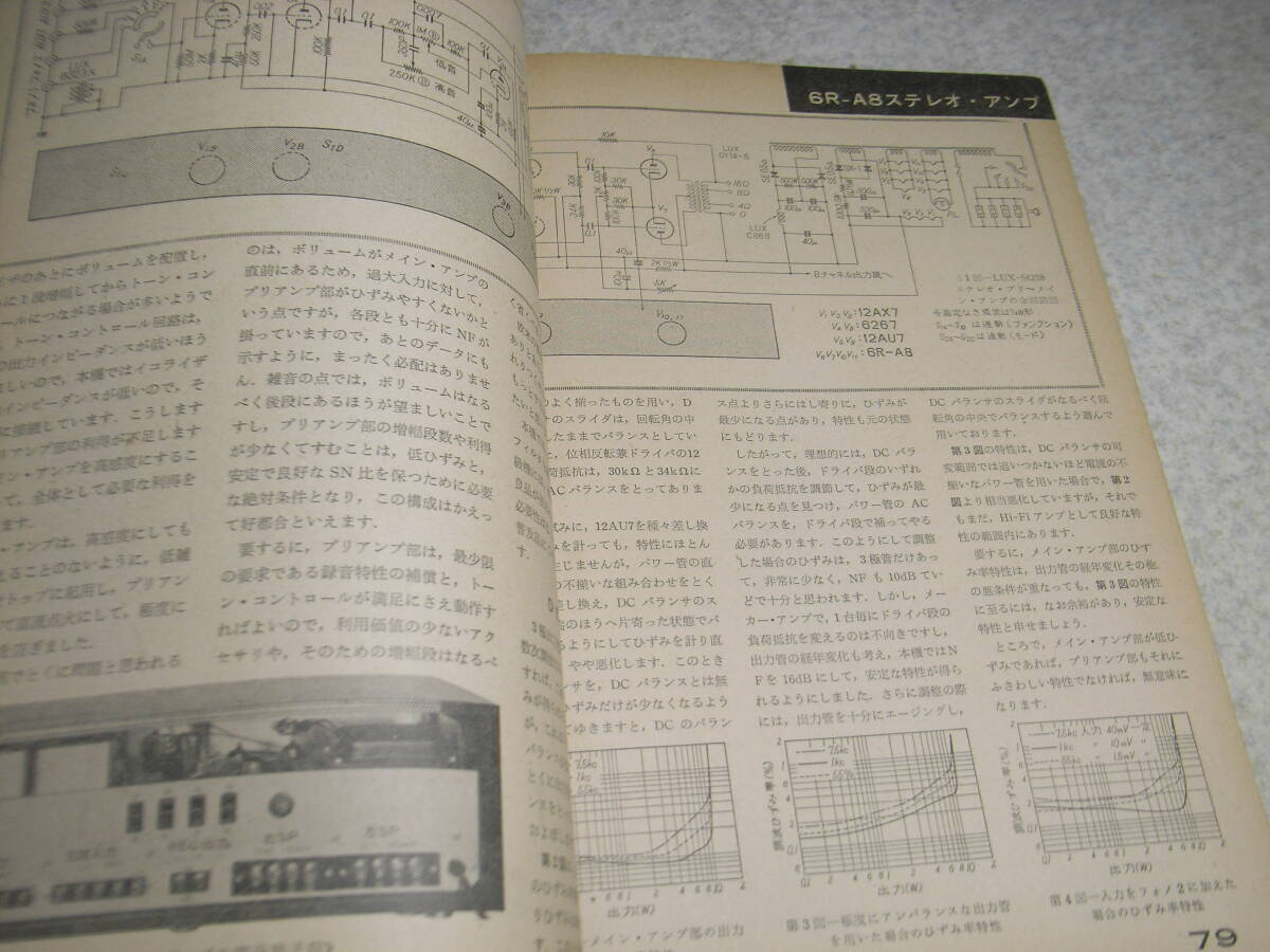  radio technology 1964 year 7 month number 4 tiger tereko special collection /.../ Teac R-6000/ Sony TC-263D. chronicle . Lux SQ38/ Trio FX-6. details . all circuit map 