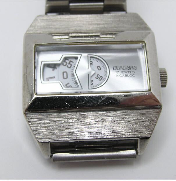 DEADMAN デッドマン 17JEWELS メンズ 腕時計 手巻き 動作確認済みの画像1