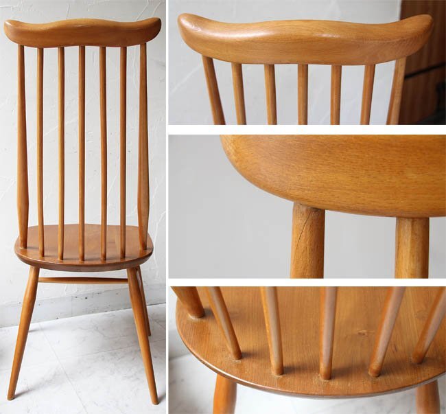 # витрина цена Y38500#a- call Gold Smith стул 54# Британия Ercol Vintage стул из дерева * старый дерево стул # Англия Vintage 