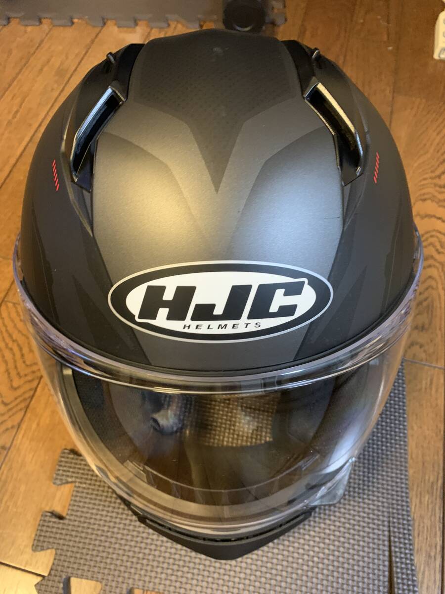 HJC HELMETS(エイチジェイシーヘルメット) バイク用 ヘルメット フルフェイス内装着脱 C10 インカ HJH236 BLACK XL (60 - 61cm)_画像1