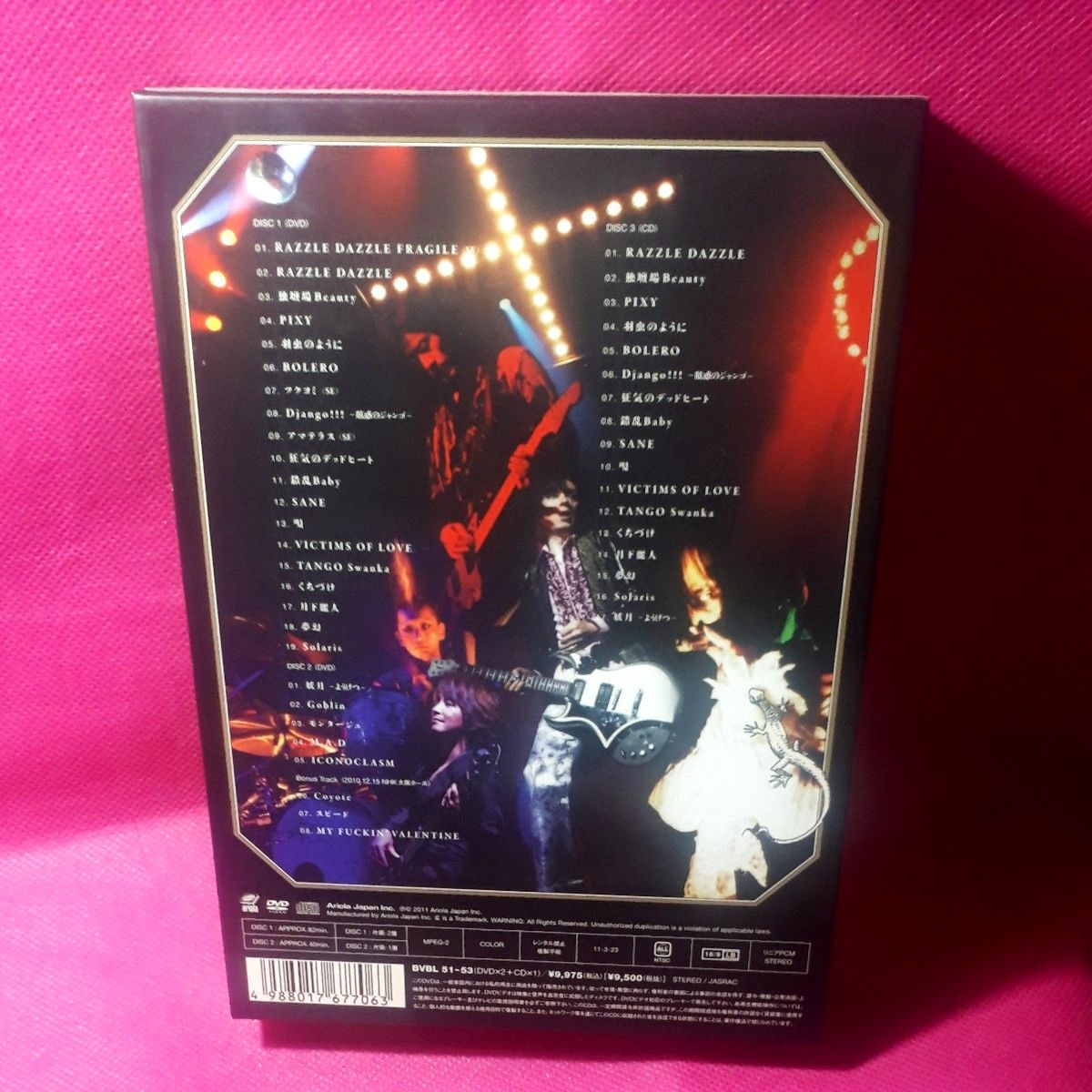 DVD 初回限定 RAZZLE DAZZLE BUCK-TICK 櫻井敦司 FISH TANK 会報 バクチク 雑誌 トレカ CD