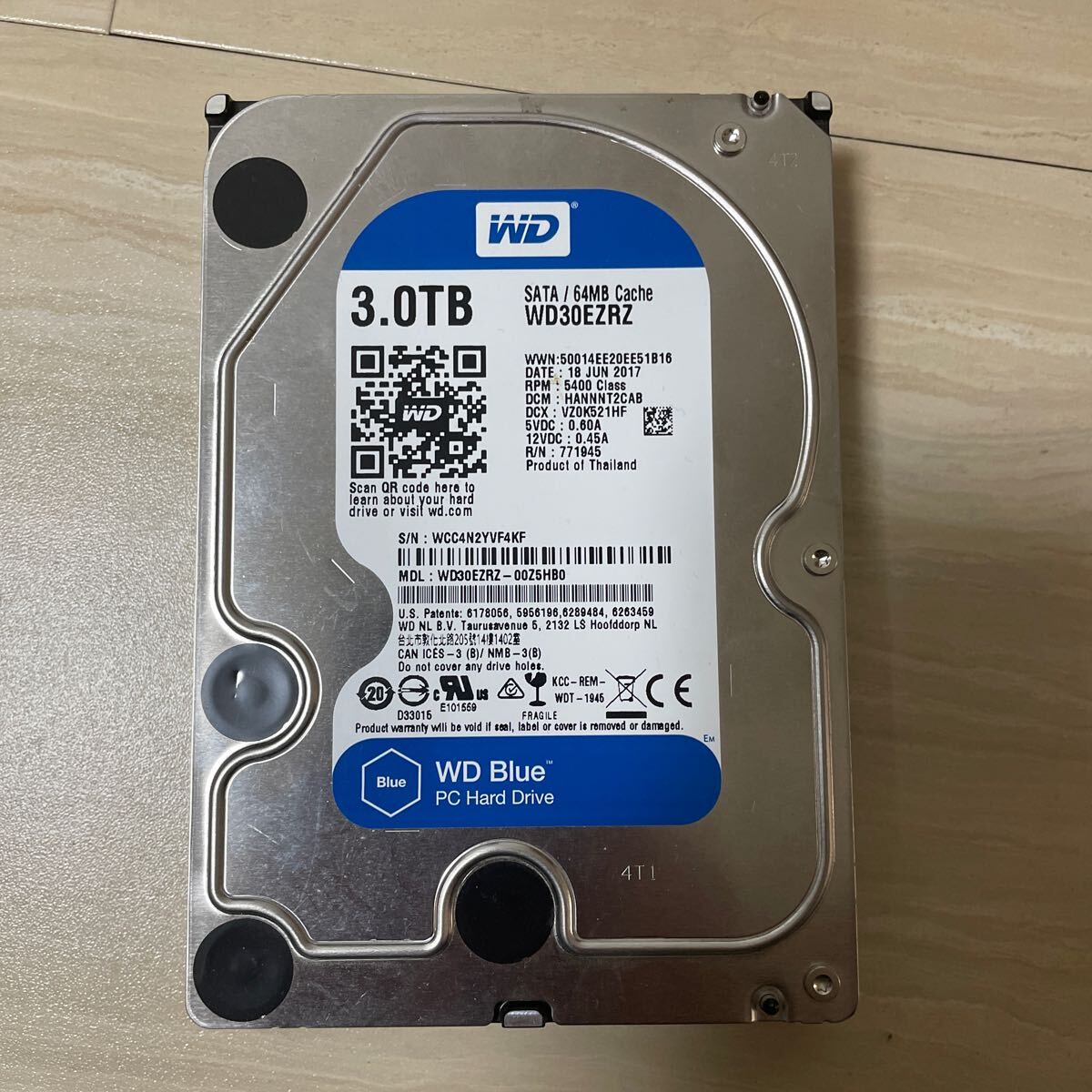 WD WD30EZRZ Western Digital HDD_画像1