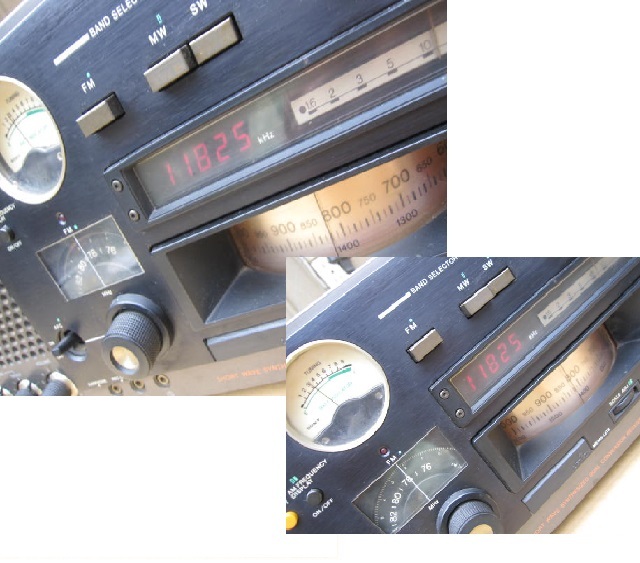 ☆聞いてください。SONY Short wave synthesized dual conversion receiver ICF-6800A 中古☆_画像4