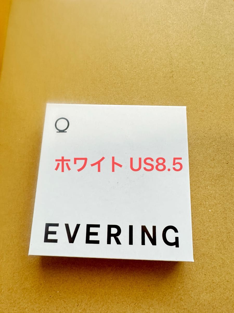 EVERING エブリング US8.5 ホワイト