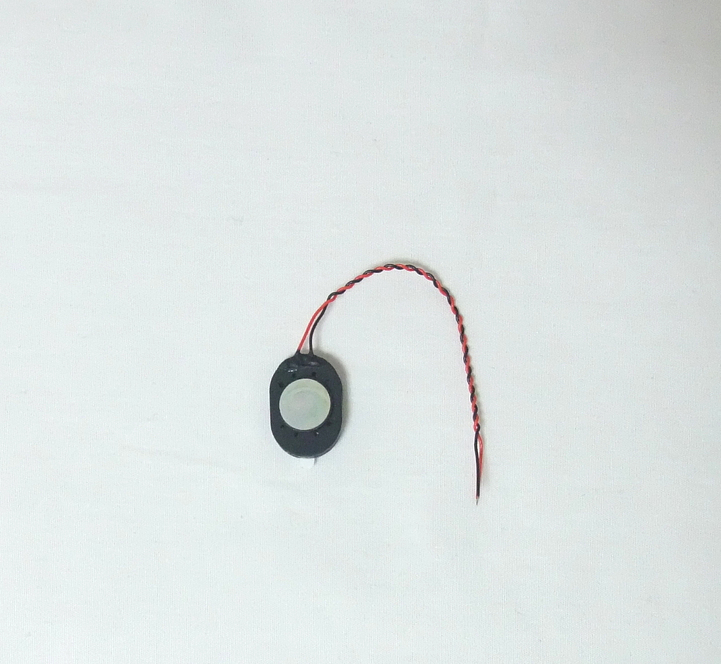  speaker 1W8Ω. round shape ( width 14mm× length 20mm, seal attaching, new goods )