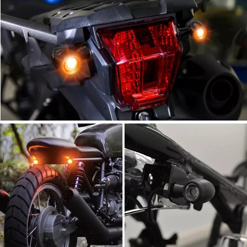 車検対応　バイク　LED　ミニ　ウィンカー 汎用 小型 極小 ウインカー スモーク 　4個_画像5