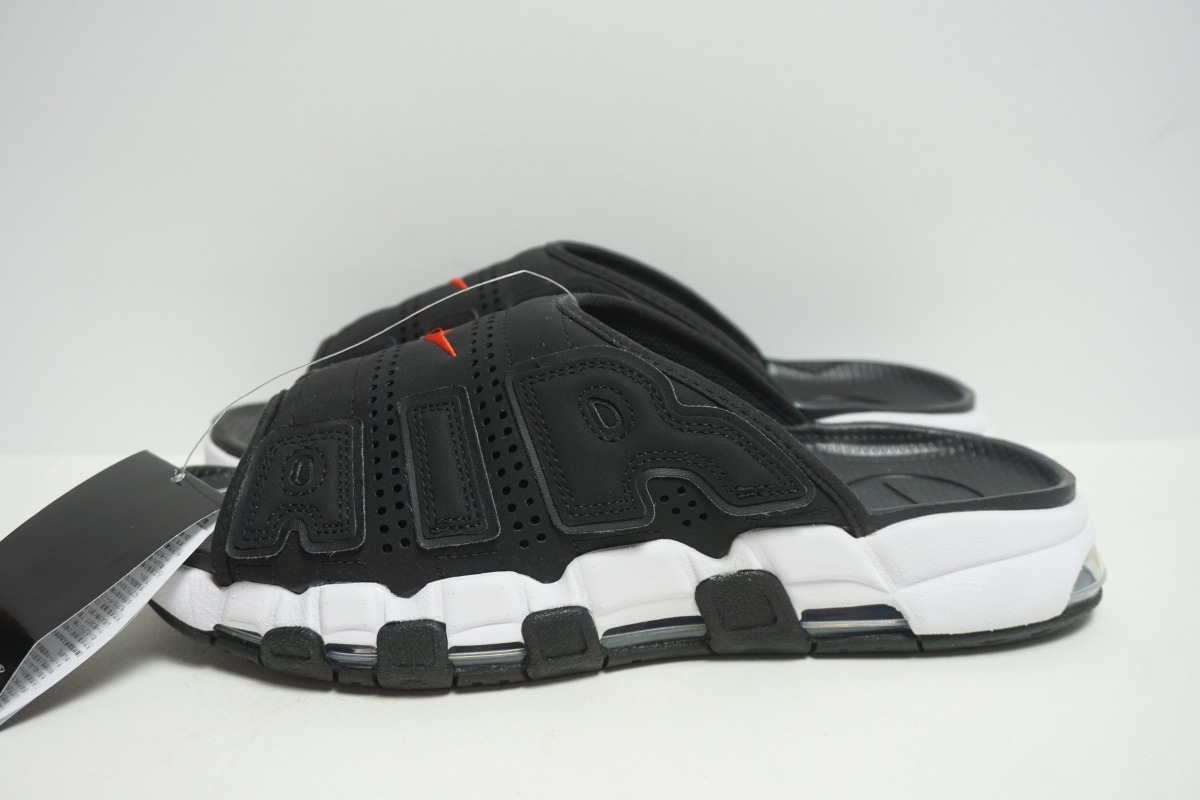 新品正規 NIKE ナイキ AIR MORE UPTEMPO SLIDE エアモアアップテンポ モアテン スライド サンダル スニーカー FJ2707-001 黒28cm本物501O_画像3