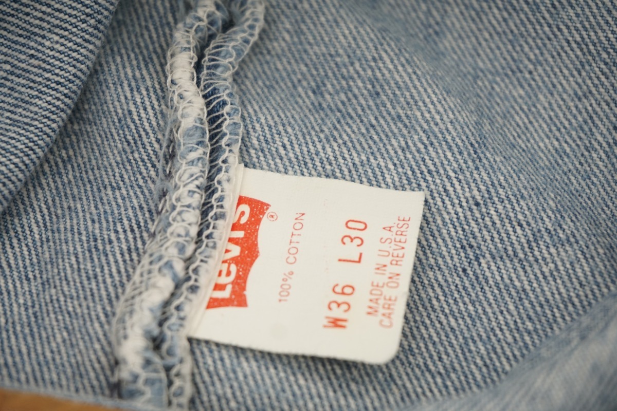 美品 ビッグサイズ 90s ビンテージ Levi's リーバイス 501 501-0115 デニム パンツ ジーンズ バギー 股割り USA製 93年製 W36×L30 324O7▲_画像9