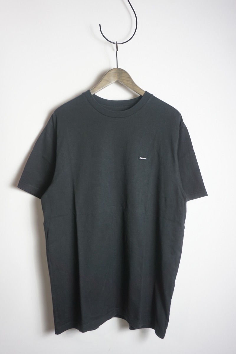 美品 正規 22SS Supreme シュプリーム Small Box logo Tee スモール ボックス ロゴ 半袖 Tシャツ カットソー 黒 L 本物 407Oの画像1