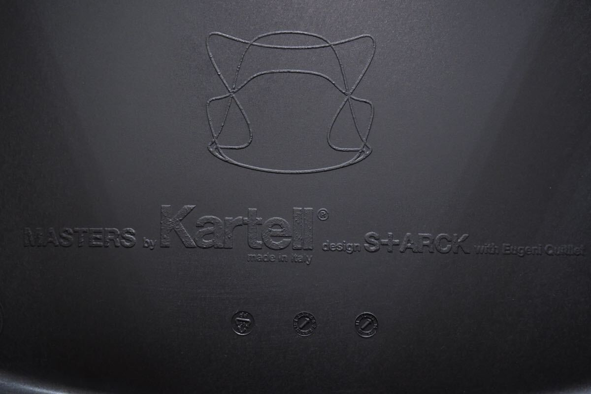 DDK88 展示品 Kartell カルテル MASTERS マスターズ ダイニングチェア ブラック フィリップ スタルク サイドチェア イタリア製 モダン 名作の画像10