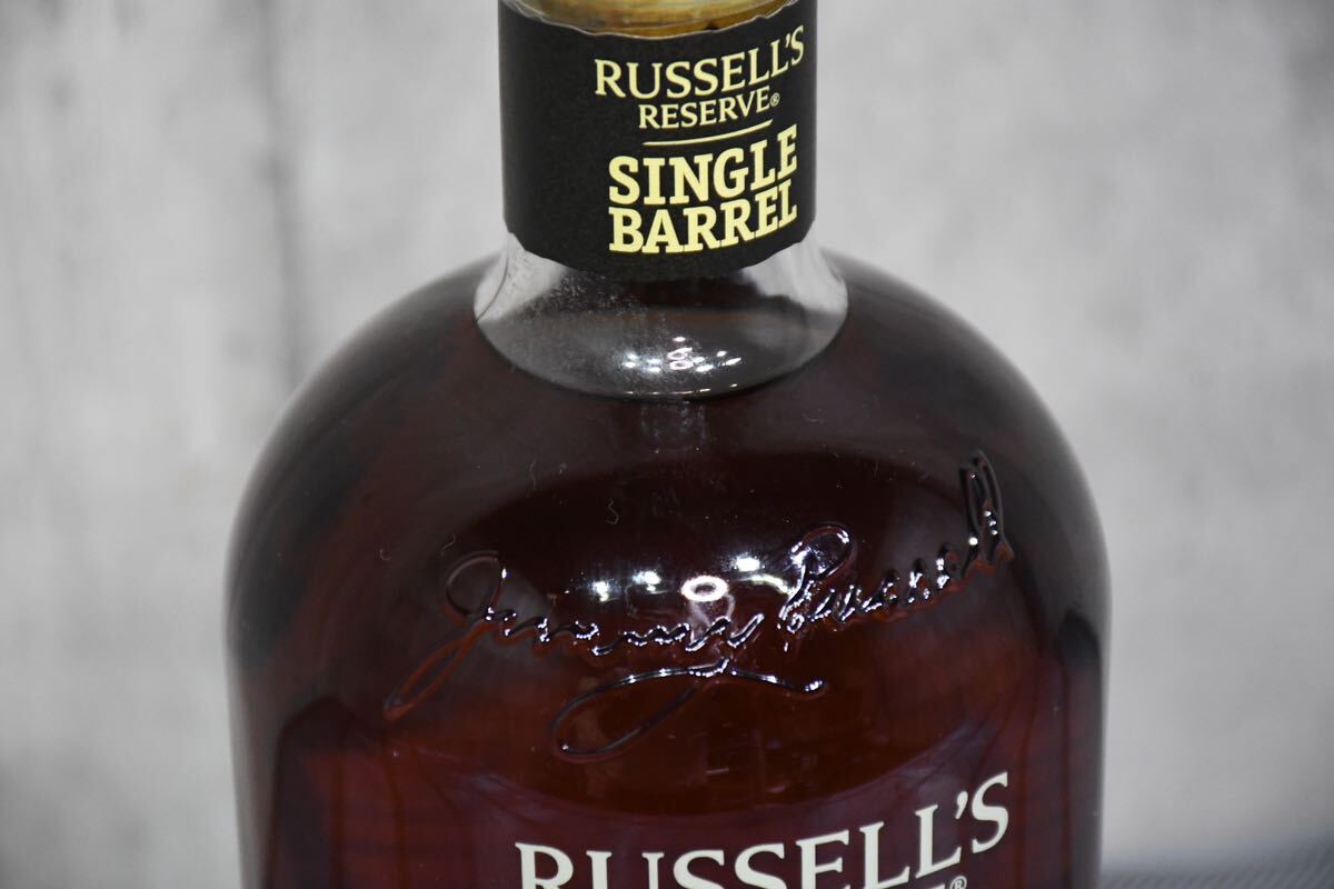 DDI7 未開栓 古酒 WILD TURKEY RUSSELL'S RESERVE 110PROOF 750ml ワイルドターキー ラッセルズリザーブ シングルバレル 55度 未開封_画像7
