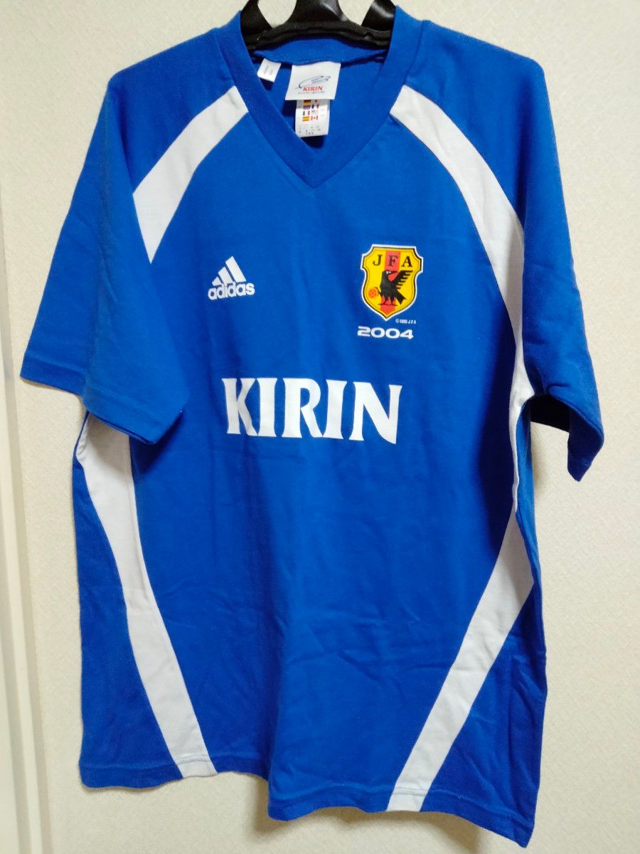 KIRIN adidasサッカー サムライブルーTシャツ