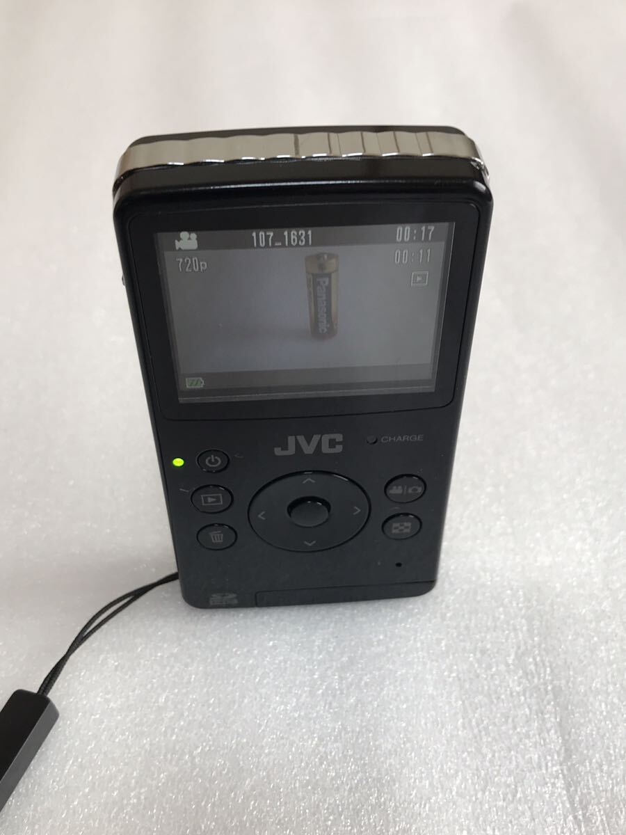 日本ビクター JVC GC-FM1-B HD MEMORY CAMERA メモリーカメラ 通電確認済み 中古現状品の画像9