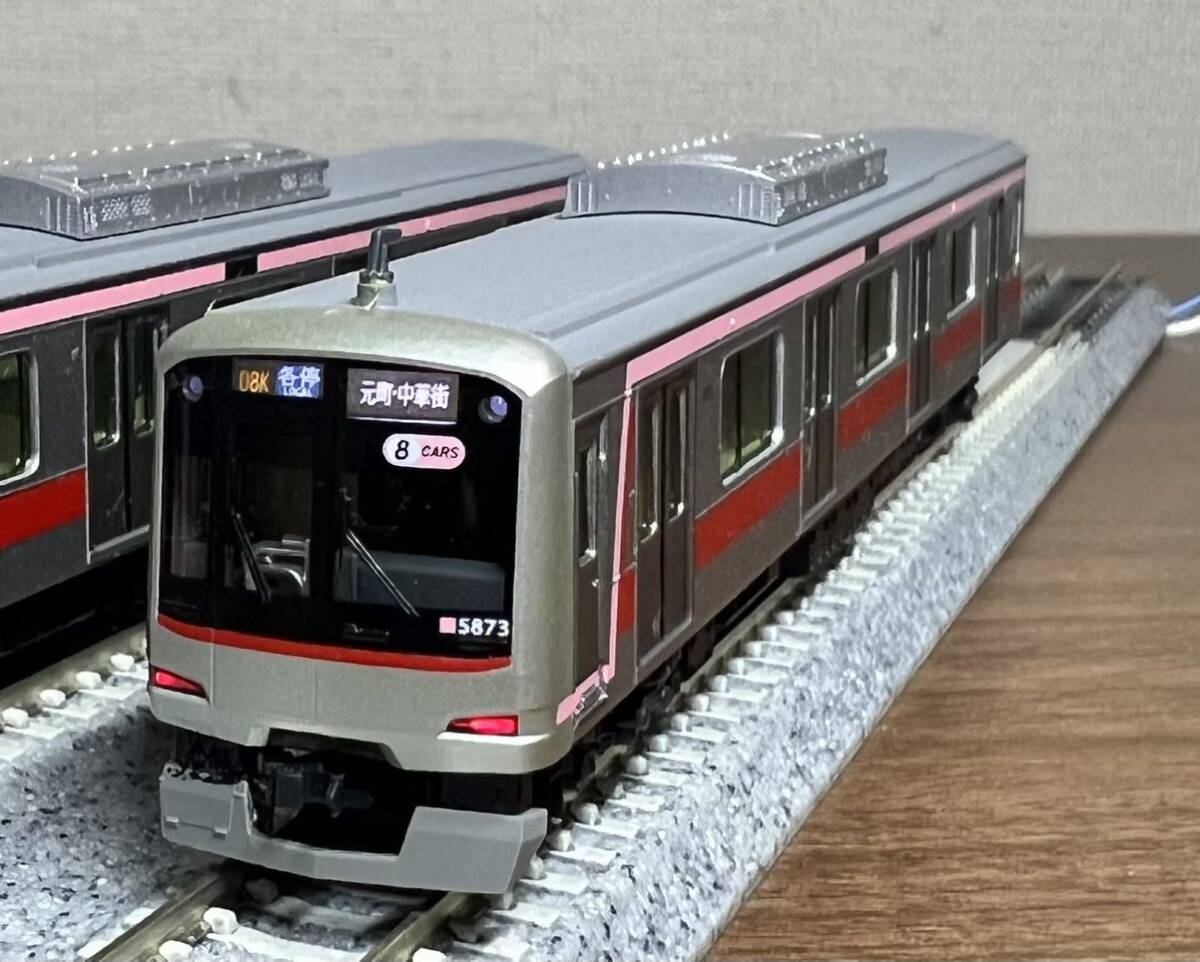 [* super junk ]KATO 10-1424 Tokyu electro- iron 5050 series 8 both set 