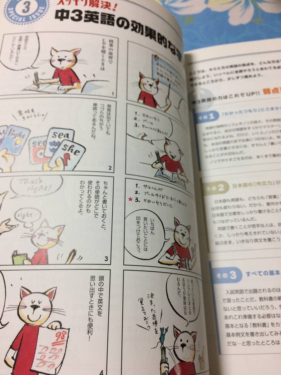 旺文社　中学学力診断ワーク中学3年英語　定期テスト・入試対策　送料無料_画像3