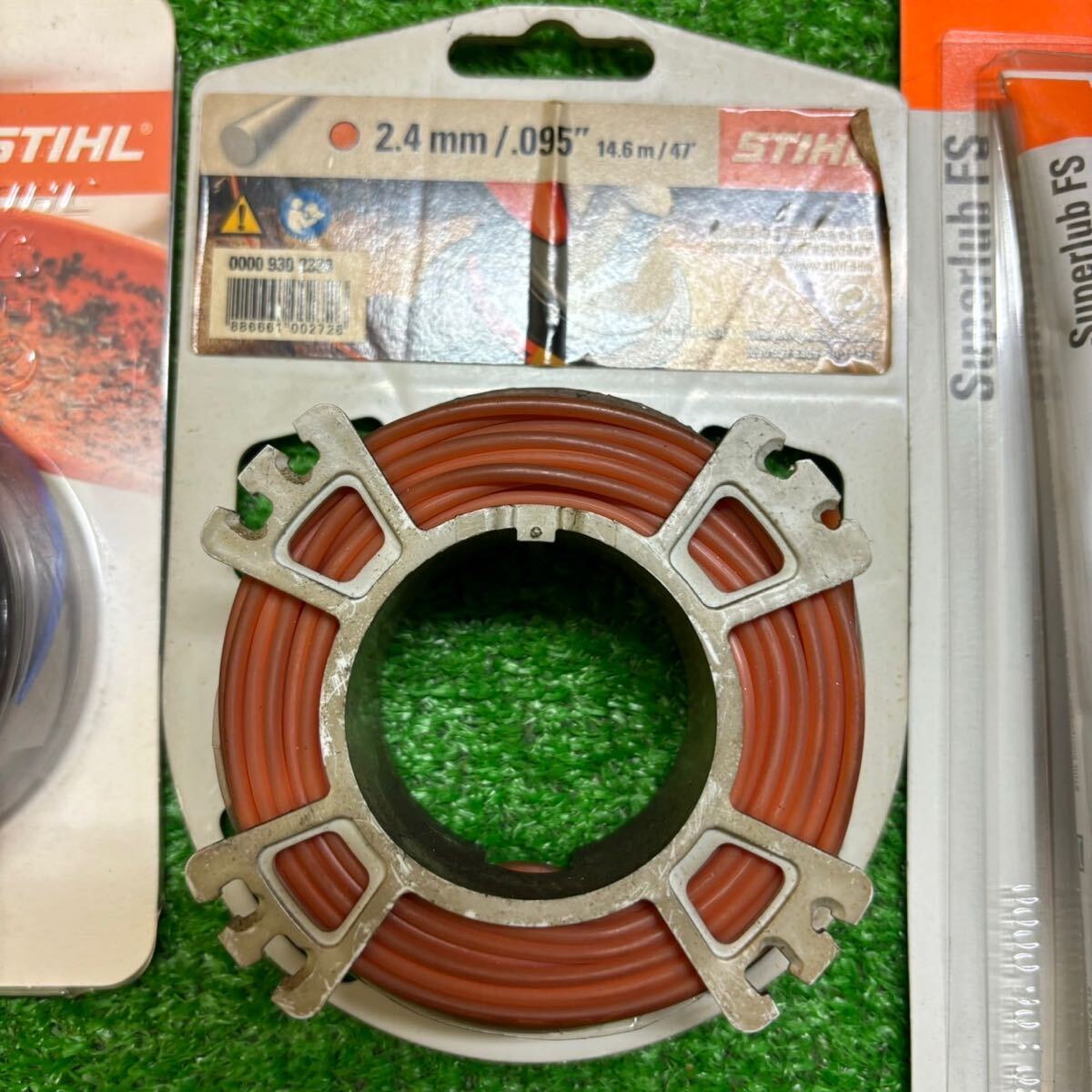 STIHL スチール FSA56FSE52φ1.6mmバッテリー刈払機 部品 ナイロンカッター SuporlubFS80g 2.4mm/0.95 14.6/47の画像3