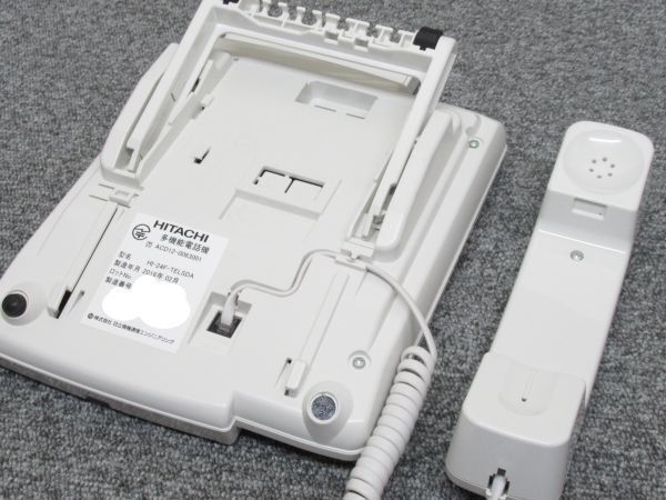 ‖接続確認済‖HITACHI 日立 ビジネスフォン【型番 : HI-24F-TELSDA】 電話機【中古品】1台【主装置に接続後に作動確認済】④_画像9