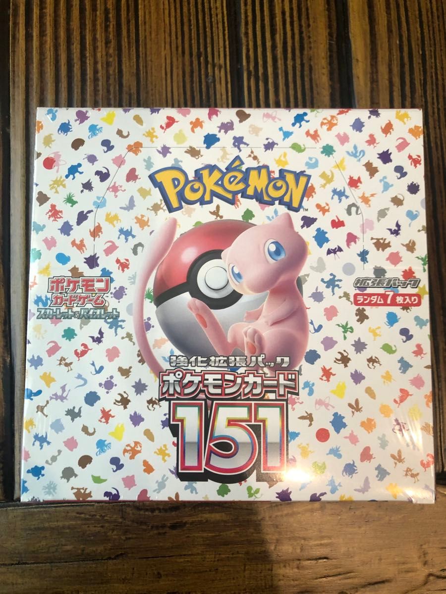 ポケモンカードゲーム 151 1BOX シャイニートレジャーex 1BOX  シュリンクあり