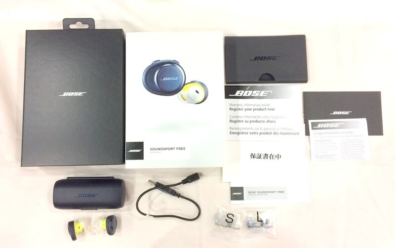 1000 иен старт наушники BOSE SOUNDSPORT FREE WIRELESS HEADPHONES Bose электризация подтверждено вне с коробкой 4 DD3007