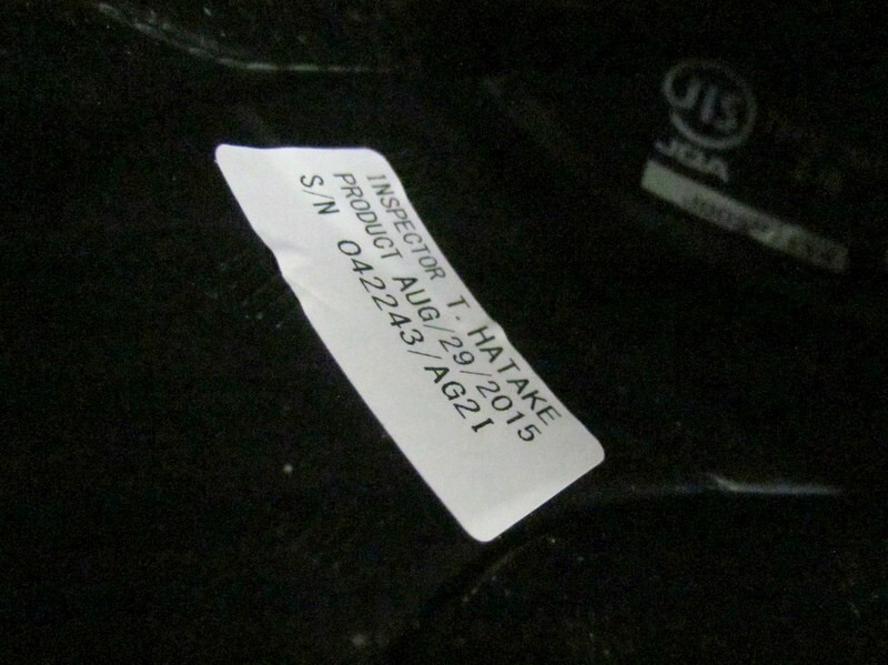 1000円スタート ヘルメット Arai アライ SHOEI ショウエイ GT-Air ジーティーエアー ブラック 黒 Lサイズ 59cm 2015年製 4 D9008_画像10