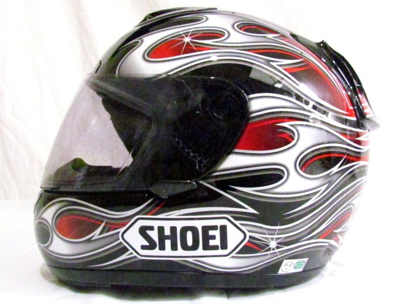 1000 jpy start helmet SHOEI Shoei X-Eleven full-face type motorcycle supplies black × white × red storage bag attaching 4 E9018