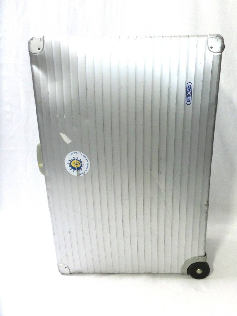 1000円スタート スーツケース RIMOWA リモワ 948.77 シルバー 2輪 約H78.5cmxW55cmxD25.5cm/6kg キャリー 旅行 トラベル TSD DD8006★_画像4